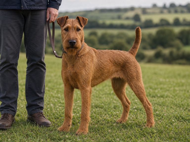 Hero photo of an Irish Terrier